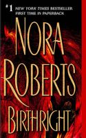 Nora Roberts - Birthright.Audio Book in mp3-on CD